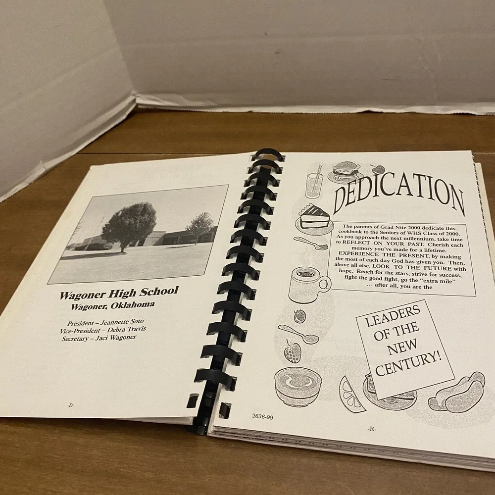 Wagoner Oklahoma Local Regional Cookbook 2002 High School Seniors